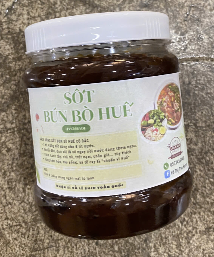 Sốt bún bò huế cô đặc Thu Hạnh 500g